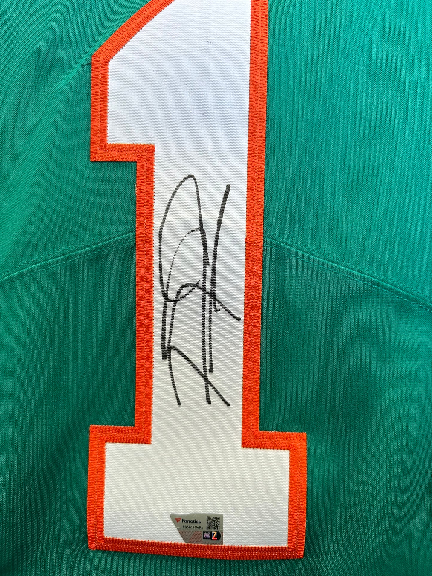 Tua Tagovailoa Nike On Field Signed Jersey