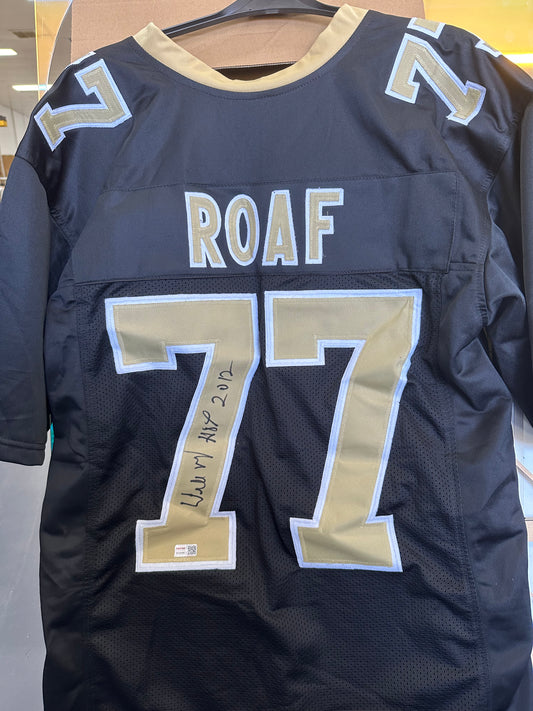 Willie Roaf Custom Signed Jersey