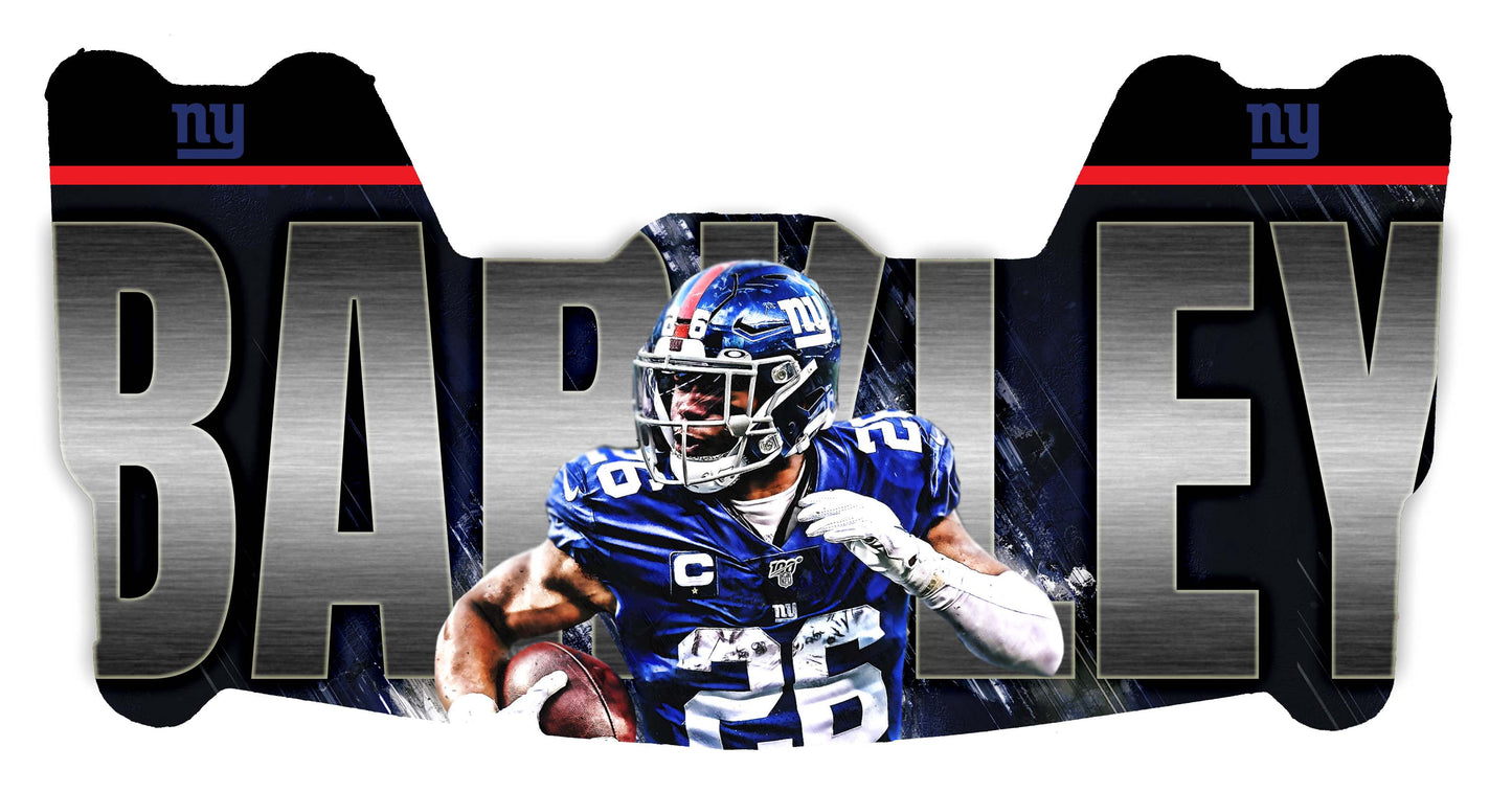 Saquon Barkley Giants Themed Custom Visor