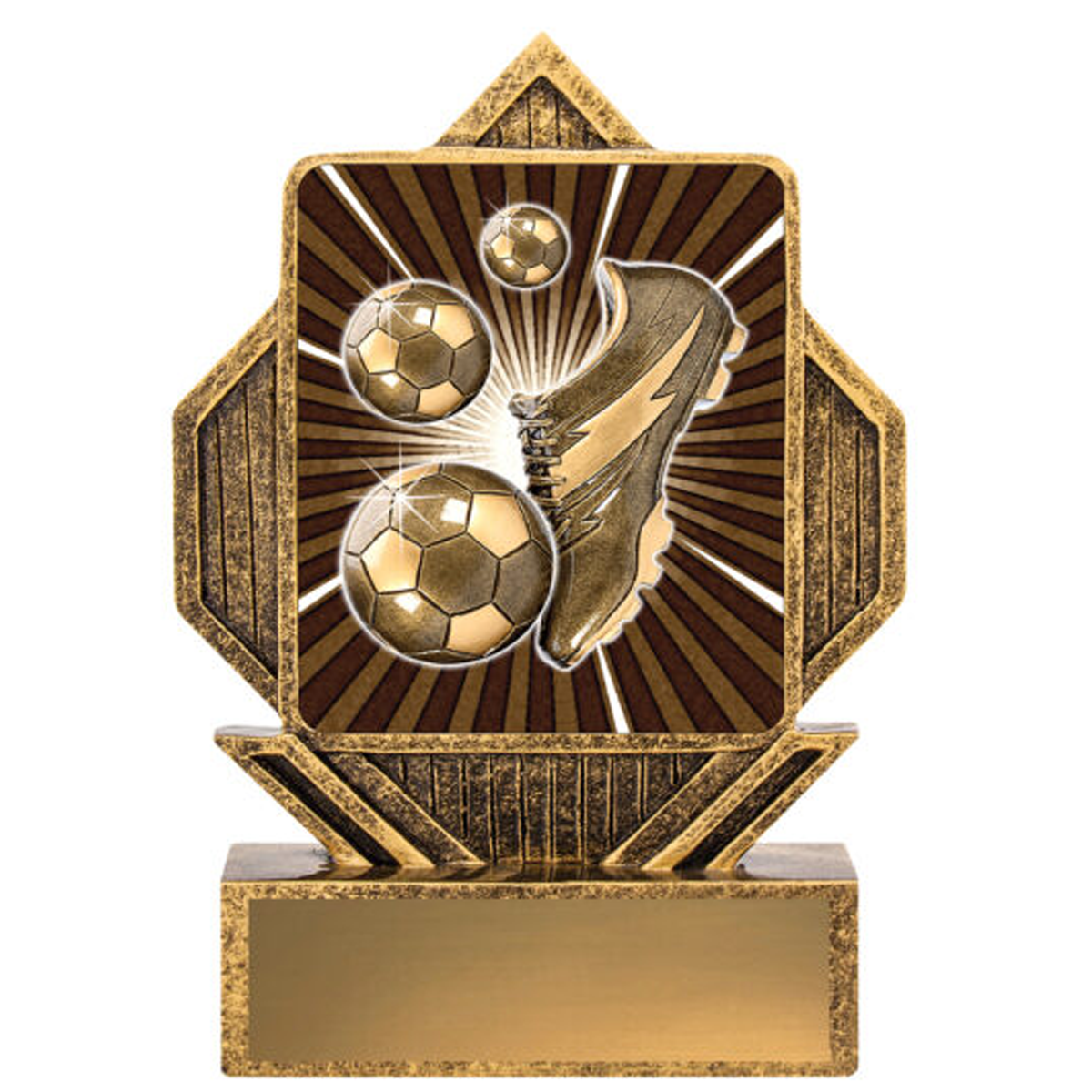 Lynx Arrow 130mm – Football Trophy Antique Gold