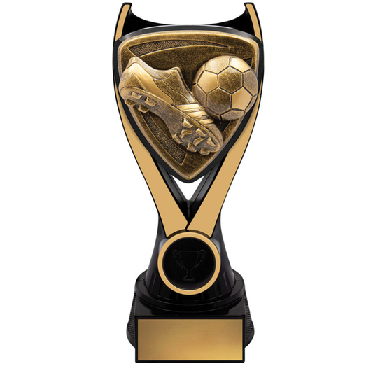 Nova Football Trophy Antique Black & Gold 3 Sizes