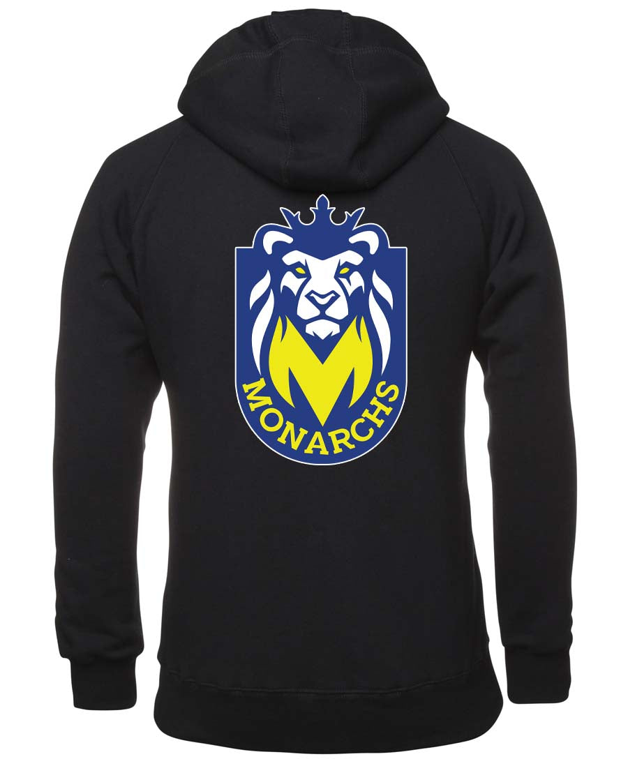 Monarchs Zipped Logo Hoodie