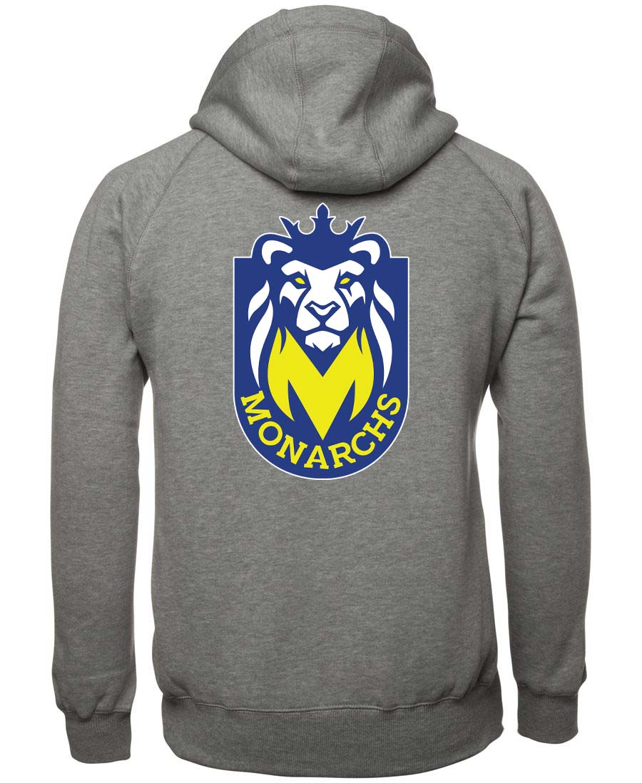 Monarchs Zipped Logo Hoodie