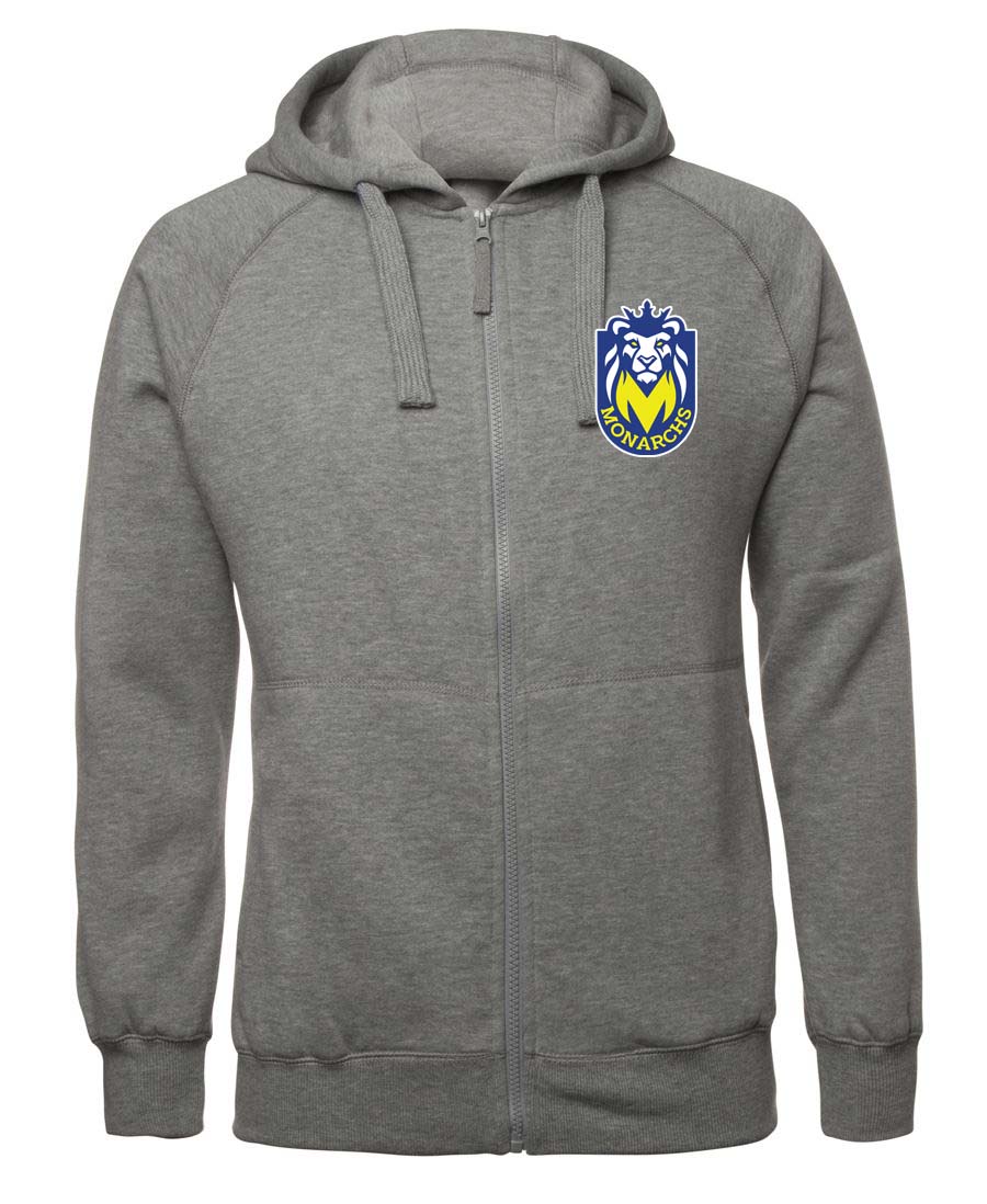 Monarchs Zipped Logo Hoodie