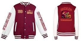 SUN DEVILS VARISTY JACKET DOUBLE SIDED HELMET DESIGN