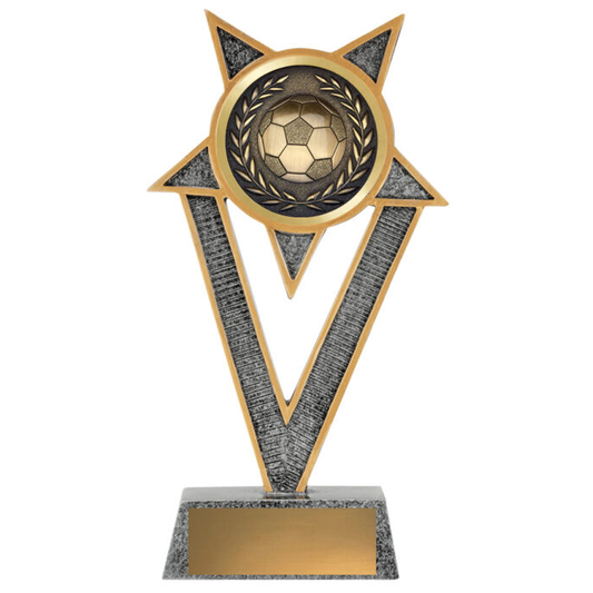 Ventura Series Football Antique Trophy Antique Silver 3 Sizes