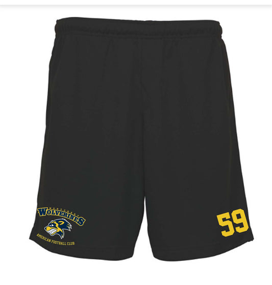 West Coast Wolverines Basketball Style Shorts With Pockets
