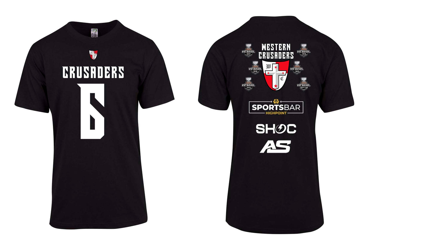 Crusaders 6 Rings Double sided t-shirts