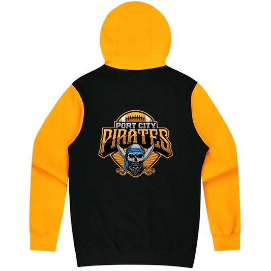 Port City Pirates double sided contrast Hoodie