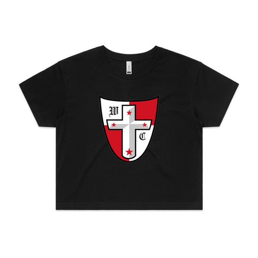 Crusaders Logo Cropped T-shirt