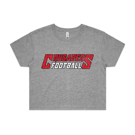 Crusaders Football Logo Cropped T-shirt