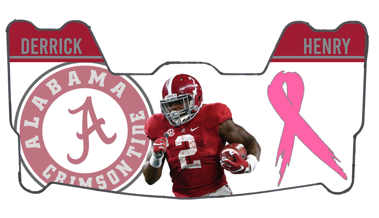 Derrick Henry Alabama Themed Custom Visor
