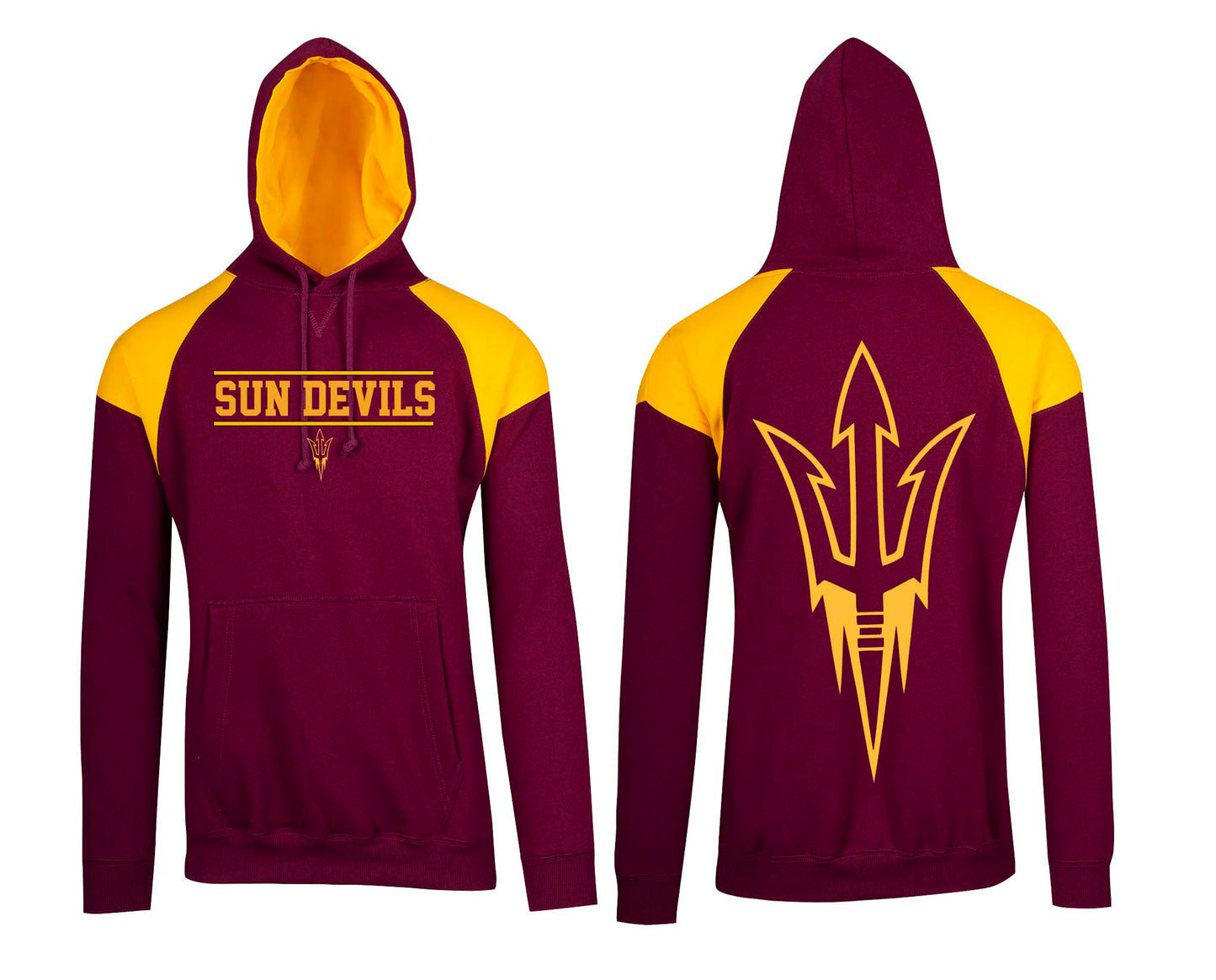Sun Devils Contrast hoodie double sided
