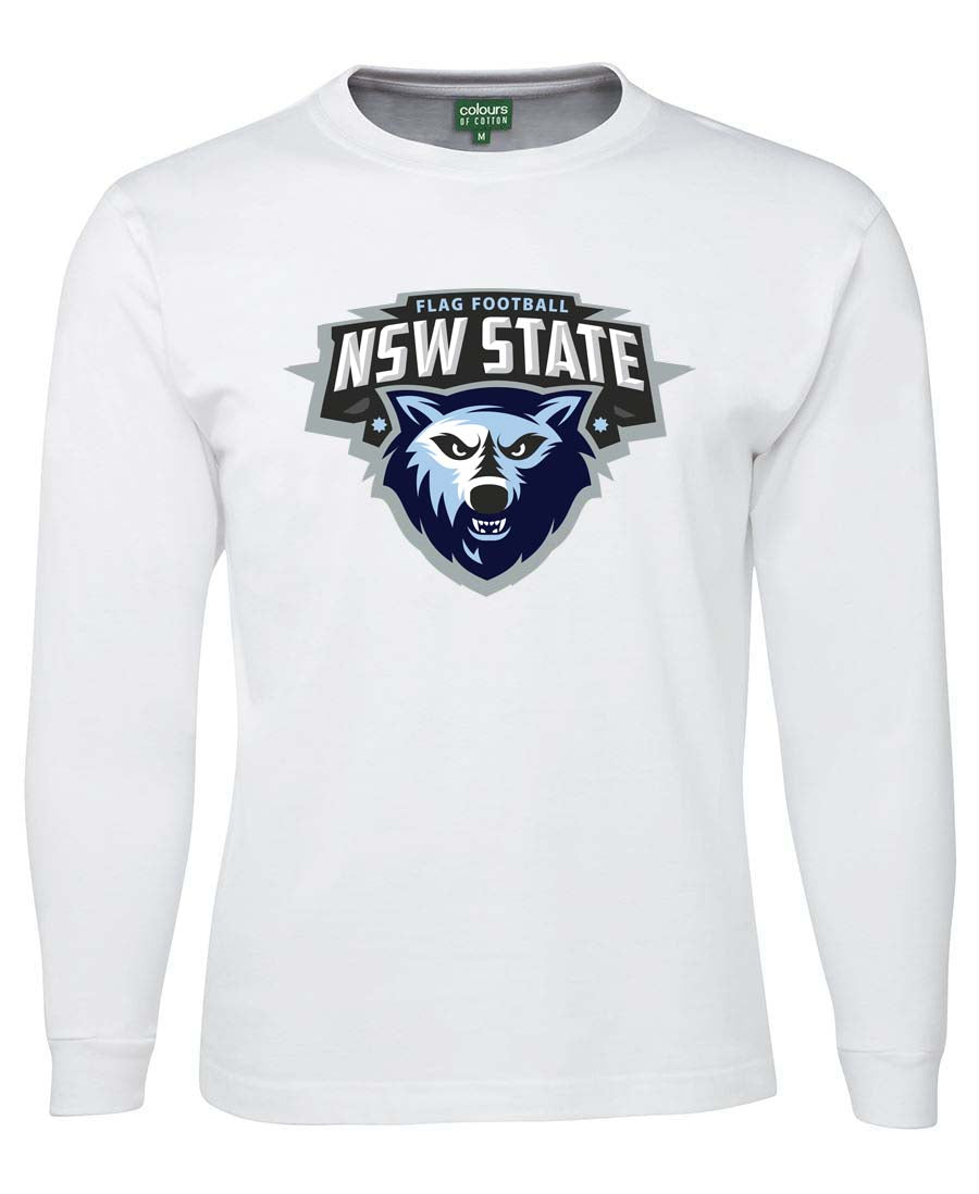 Flag Football NSW Long Sleeve state logo