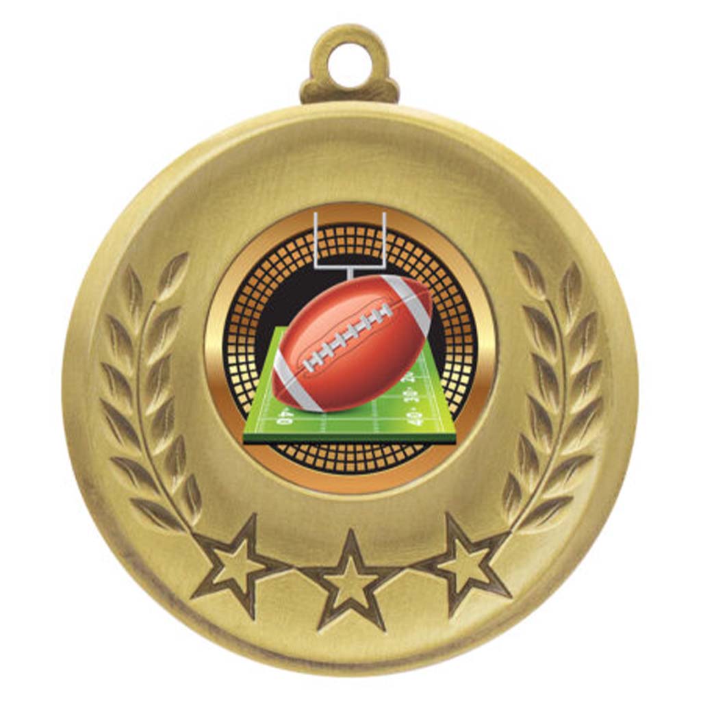 Laurel American Football Medal 3 Colours