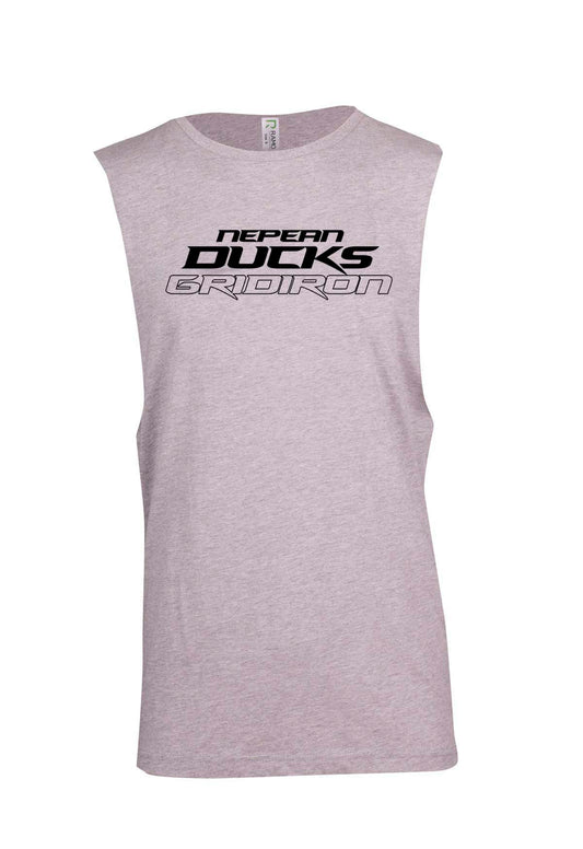 Nepean Ducks Spell Out Logo Muscle Tee