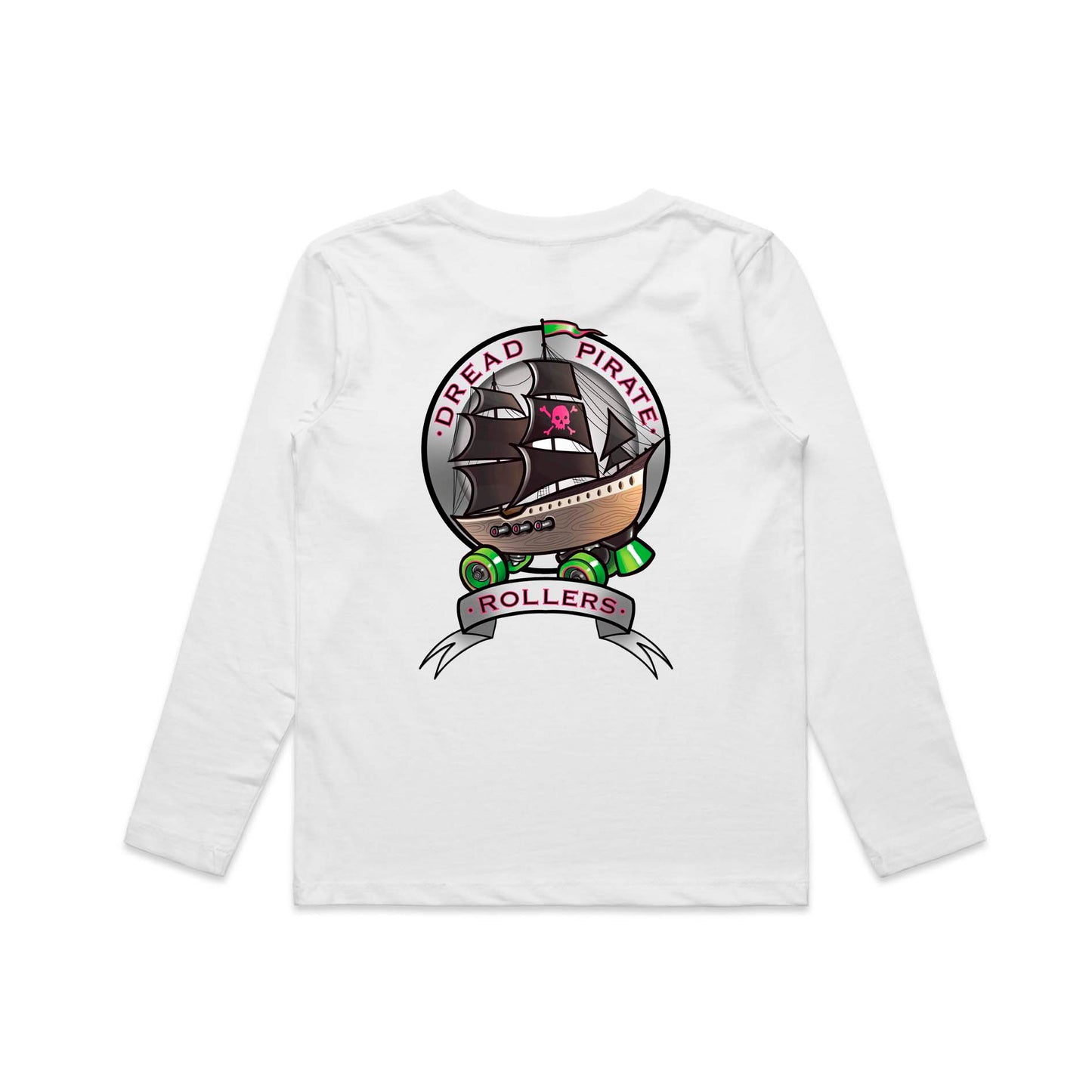 Dread Pirate Rollers T-shirt Double Sided