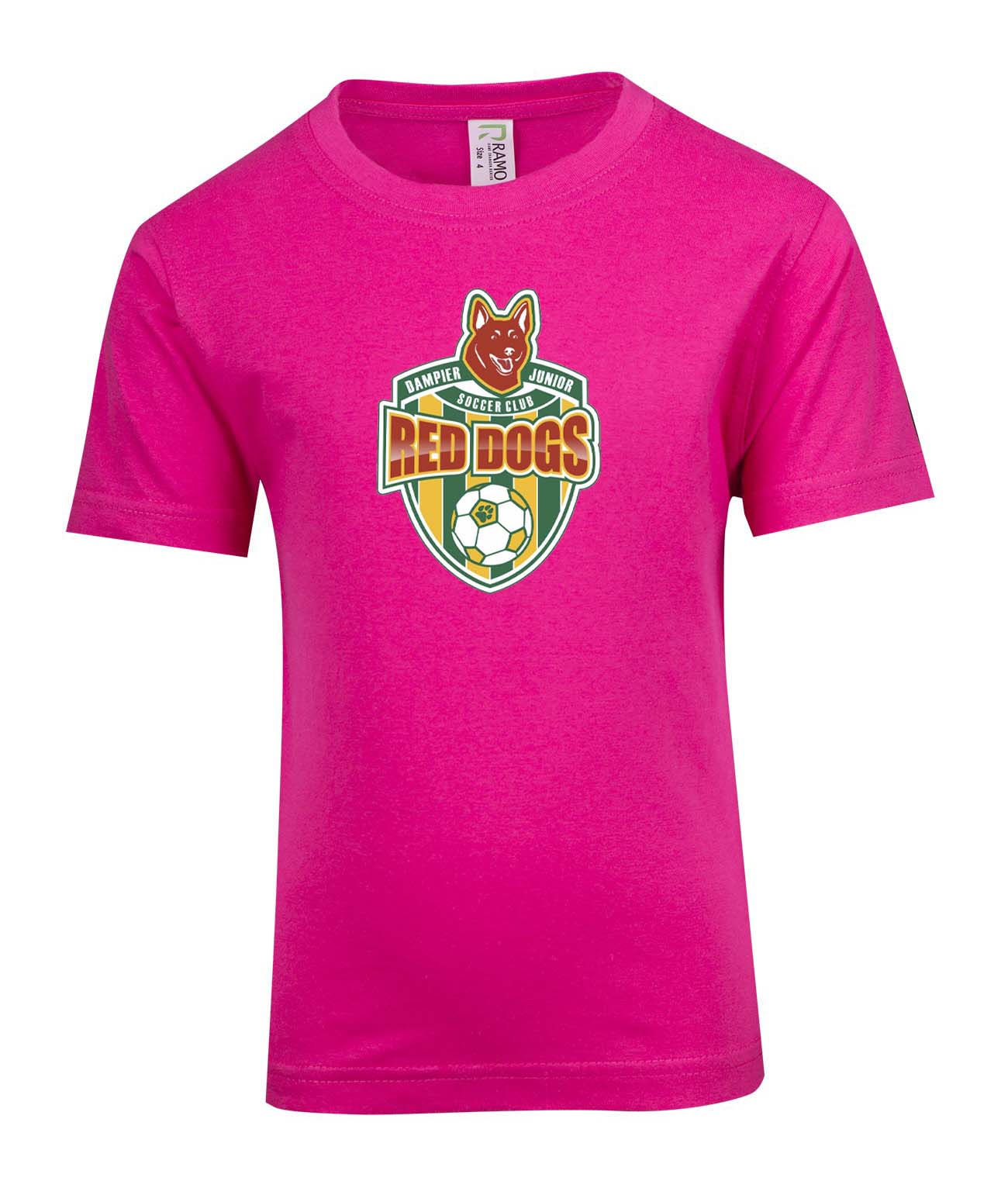 Children's Dampier Red Dogs Logo T Shirt