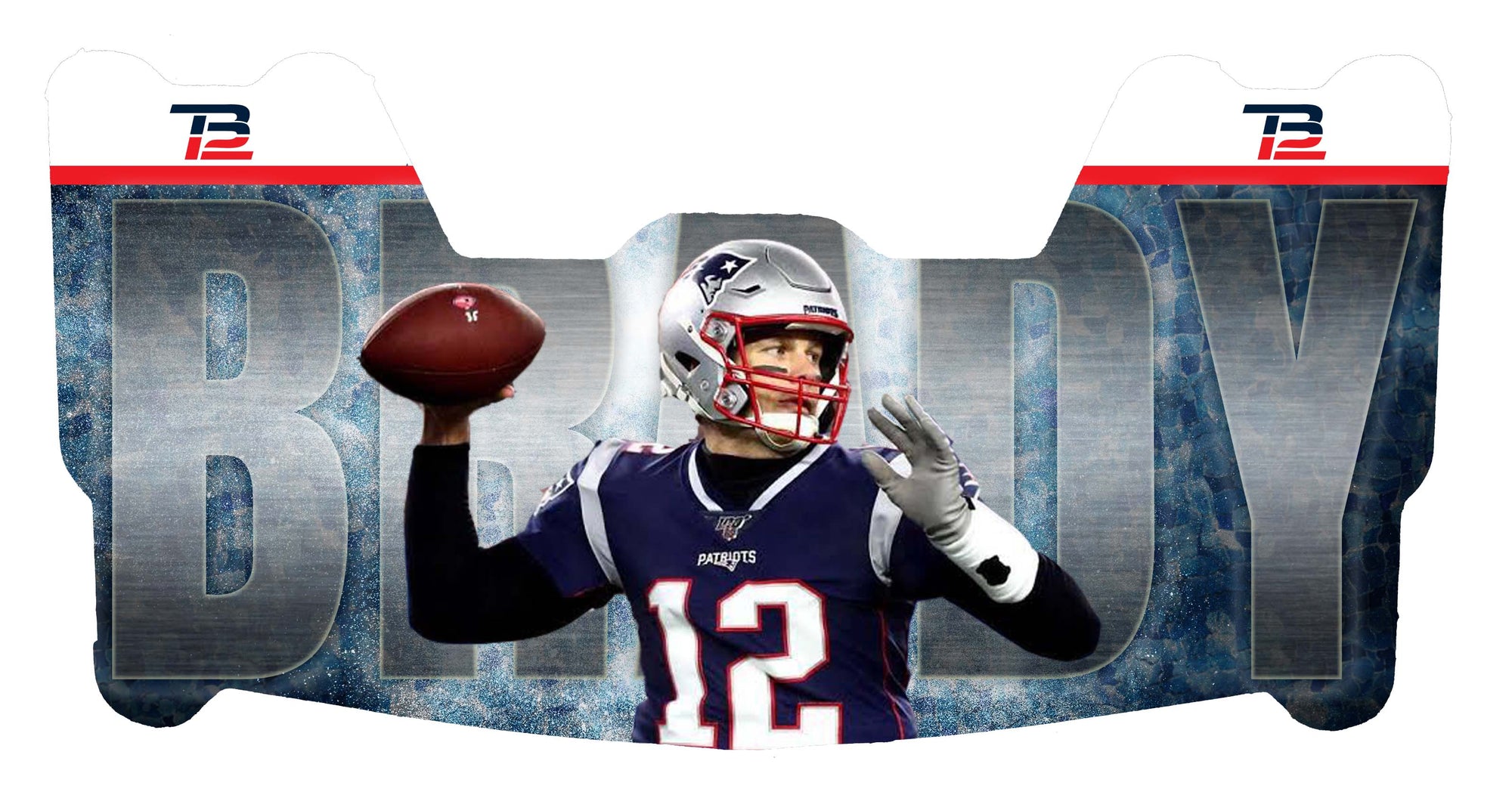 Tom Brady Patriots Themed Custom Visor