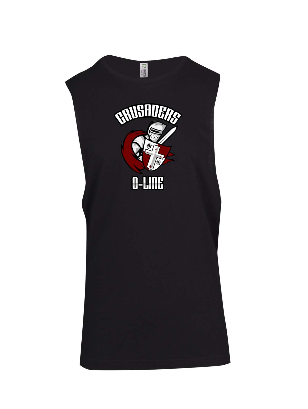 Crusaders Oline Logo Muscle Shirt