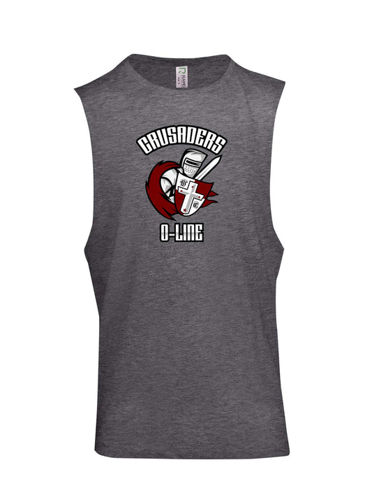 Crusaders Oline Logo Muscle Shirt