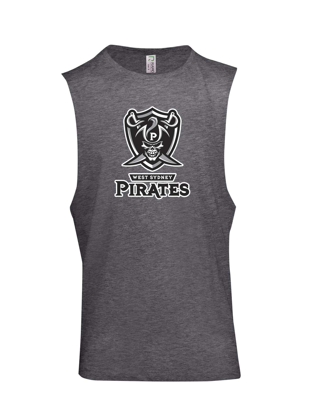 West Sydney Pirates Logo Muscle Tee