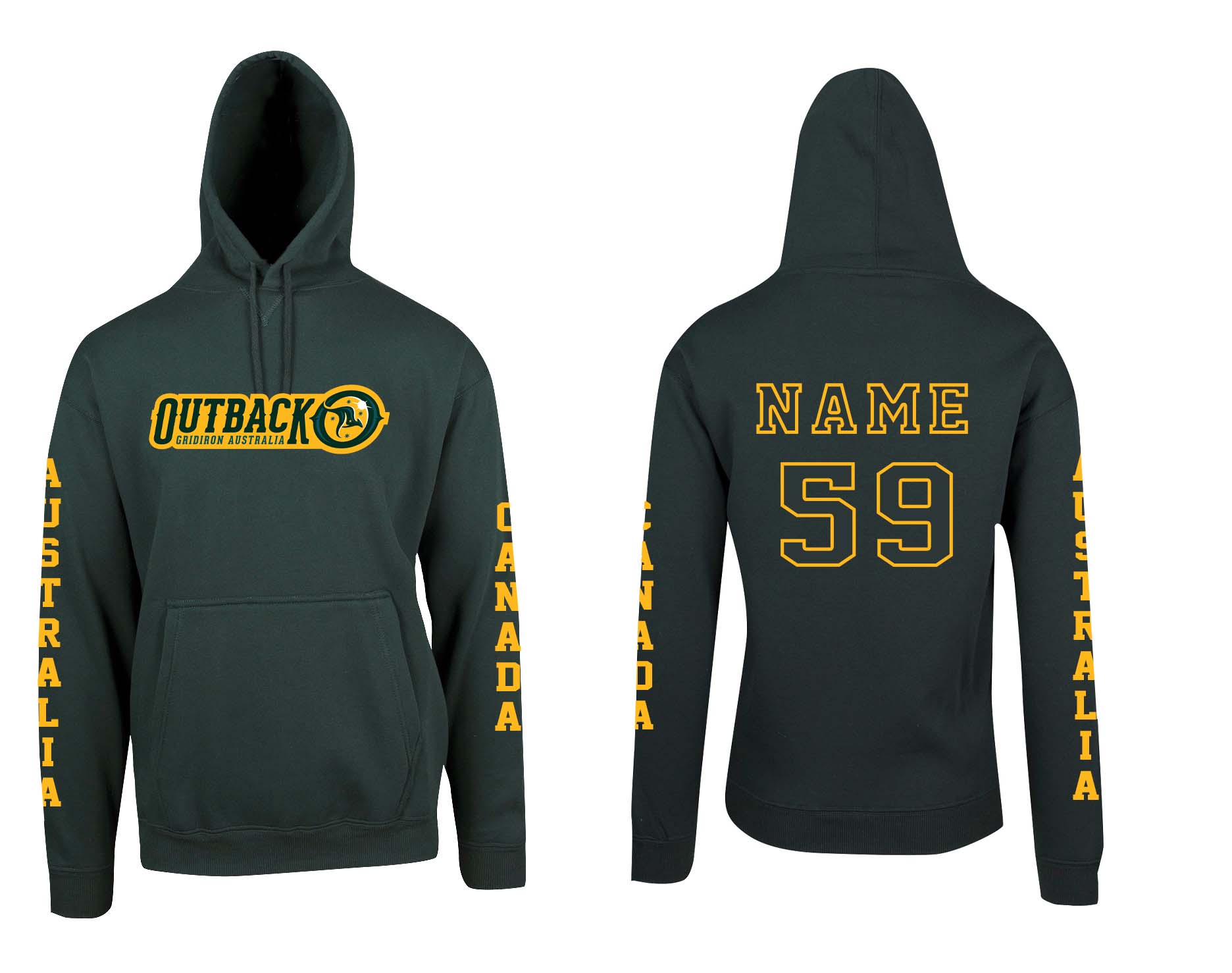 Outback Hoodie double sided