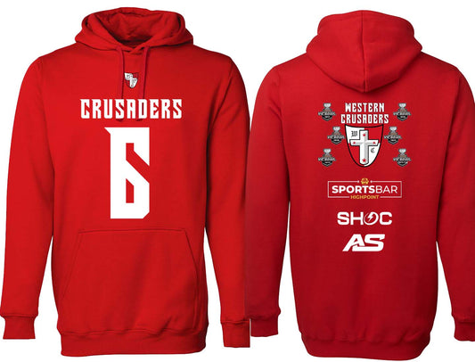 Crusaders 6 rings double sided Hoodie