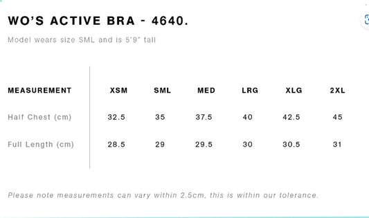 Ward pride active Bra