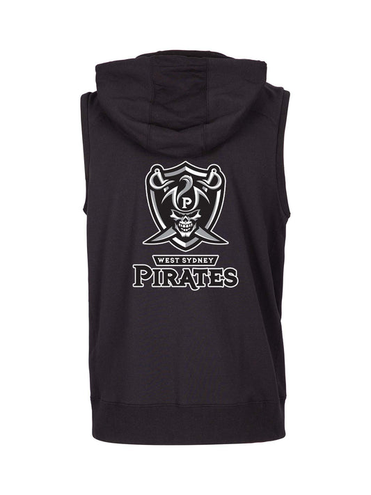 West Sydney Pirates Sleeveless Zipped Hoodie