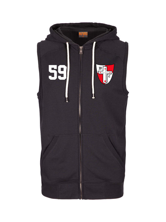 Crusaders Sleeveless Zipped Hoodie