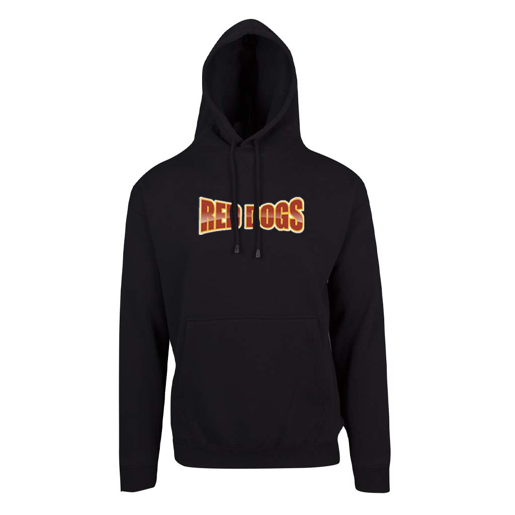 Red Dogs Spell Out Adults Logo Hoodie