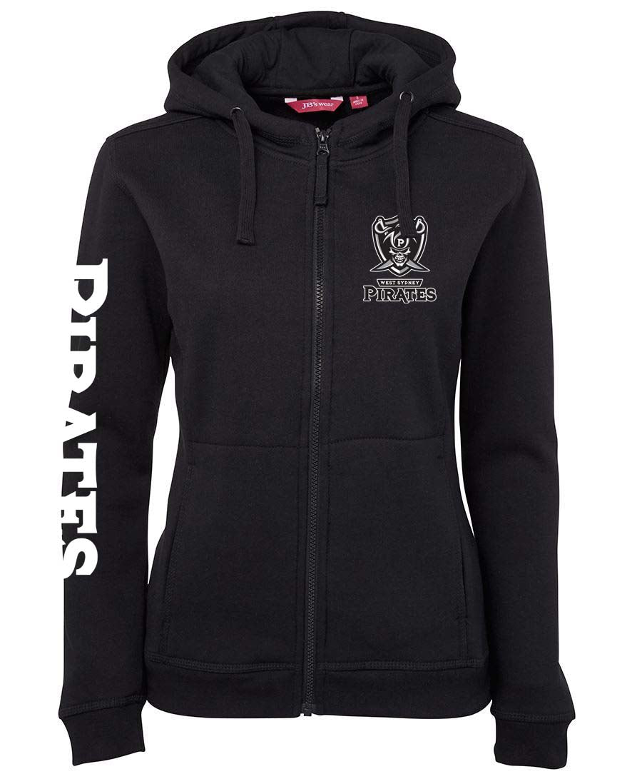 West Sydney Pirates Ladies Zipped Hoodie