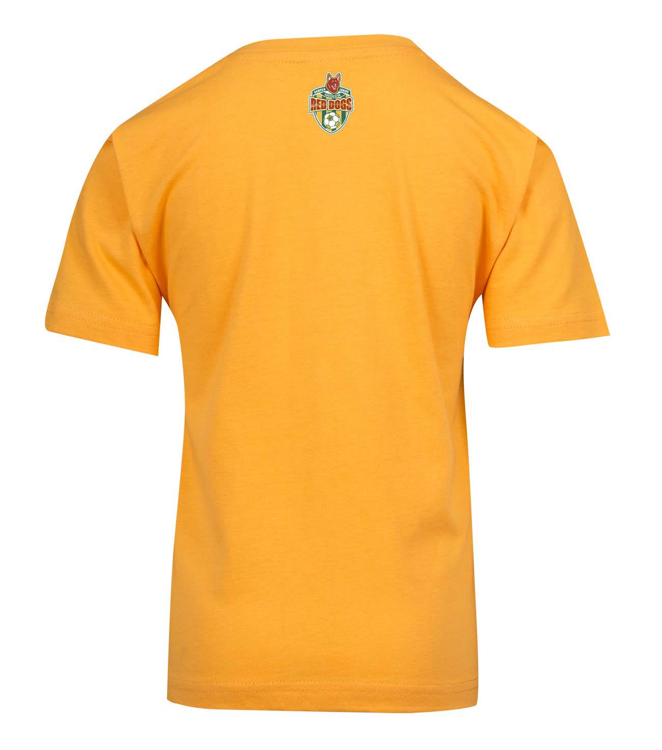 Dampier Red Dogs Adult Spell Out Logo T-Shirt Double Sided