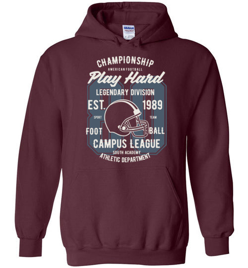 Play Hard Football Hoodie