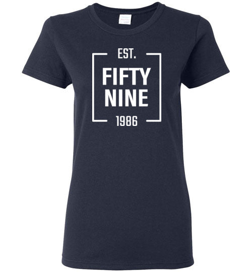 Fifty Nine Clothing Square Logo Ladies T Shirt