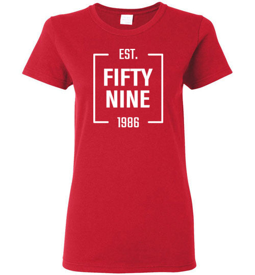 Fifty Nine Clothing Square Logo Ladies T Shirt