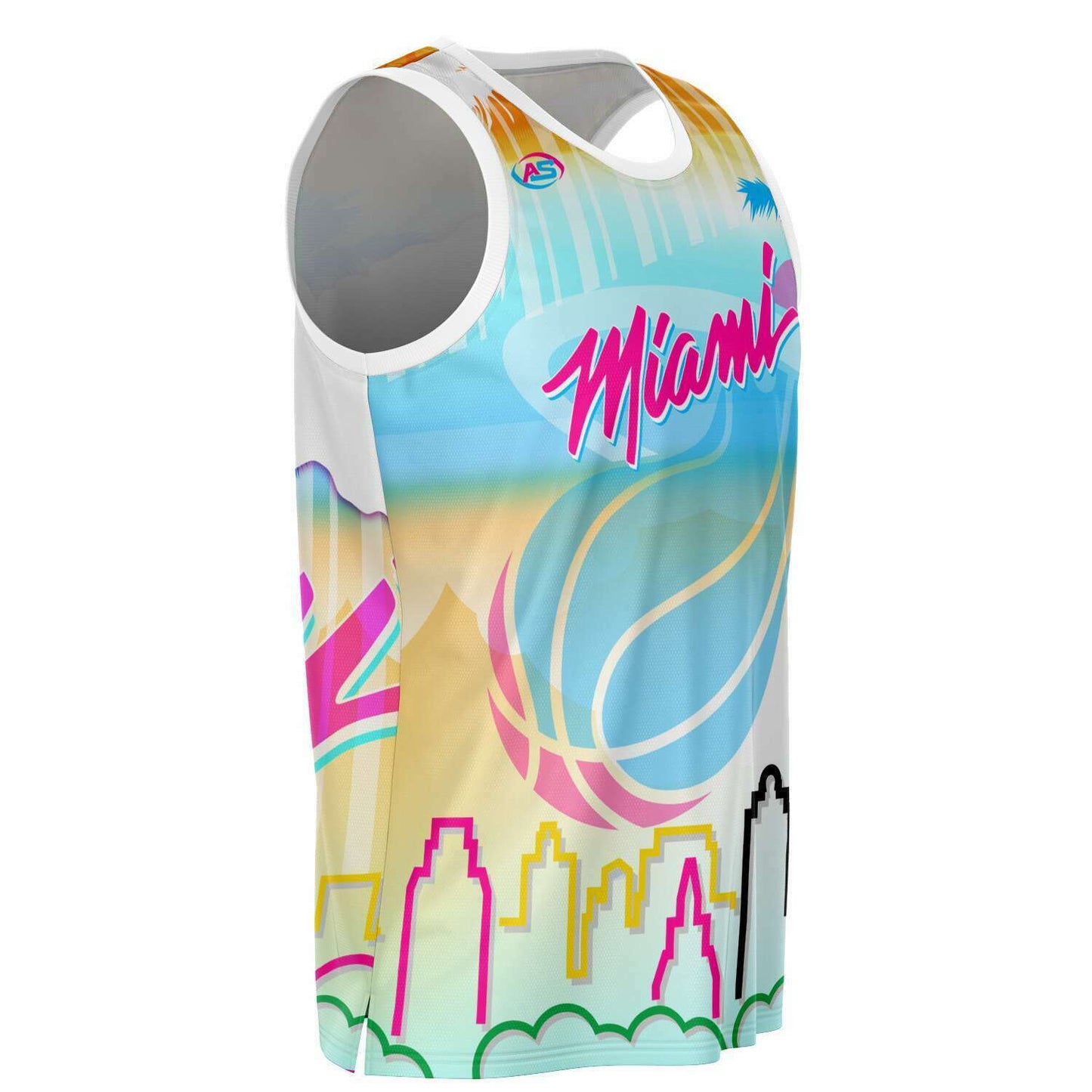 AS Brand Miami Style Basketball Jersey