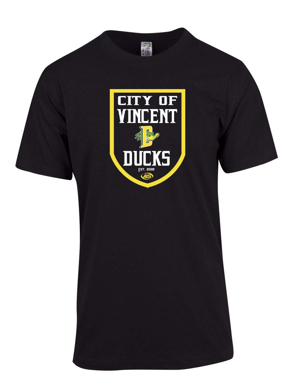 Vincent City Ducks- Shield Gridiron T-Shirt