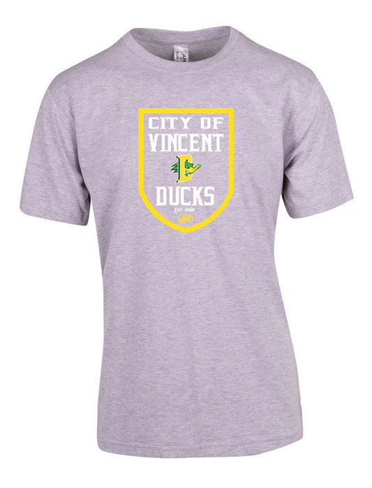 Vincent City Ducks- Shield Gridiron T-Shirt