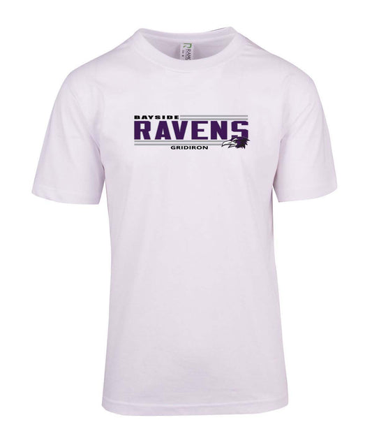 Bayside Ravens Striped Logo T-Shirt