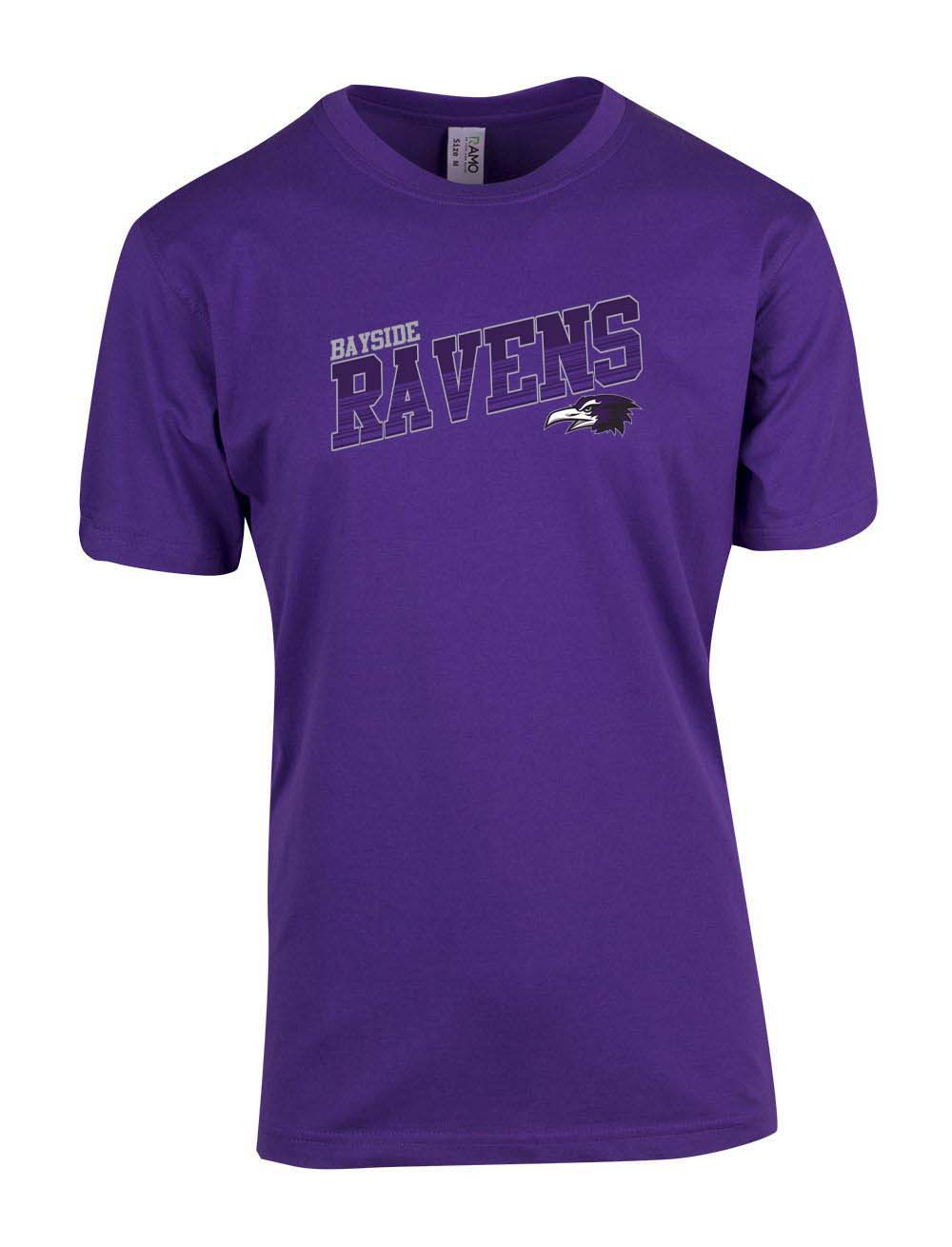 Bayside Ravens Angled Logo T-Shirt