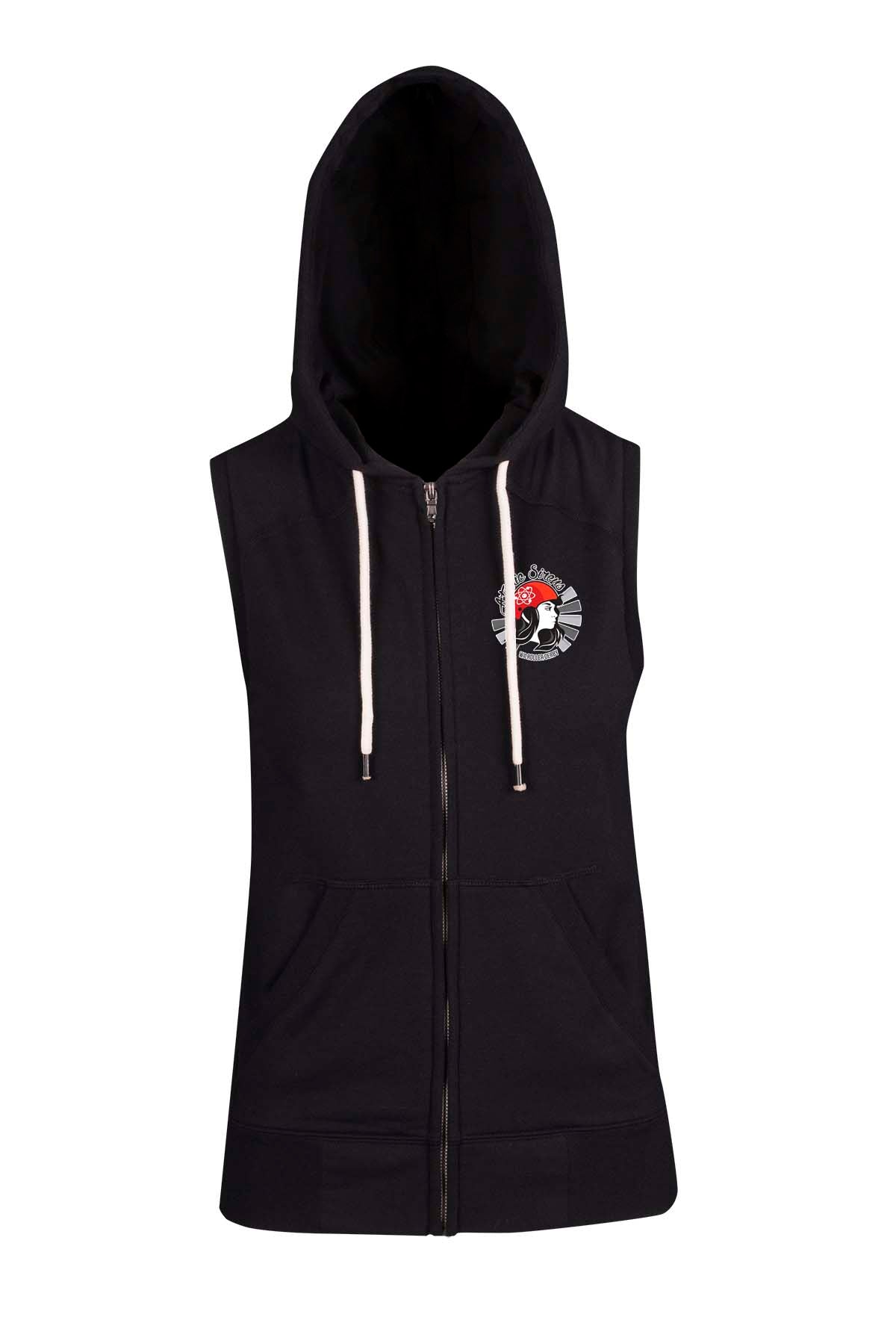 Atomic Sirens Double Sided Sleeveless Hoodie