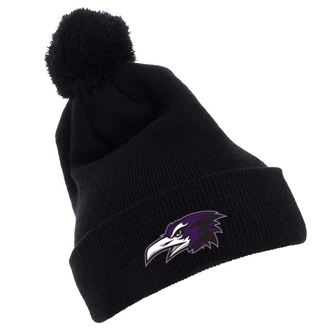 BAYSIDE RAVENS POM POM STYLE BEANIE
