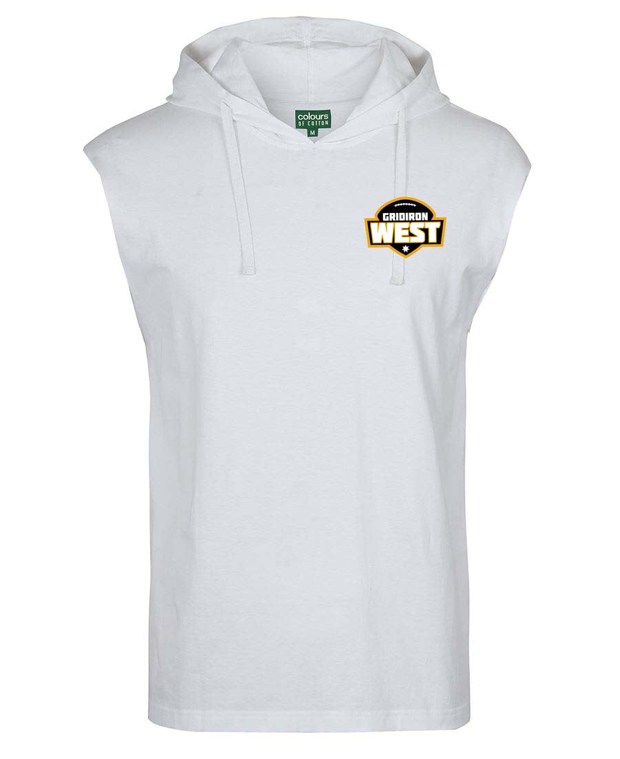 GW Sleeveless Hooded T-shirt Double Sided