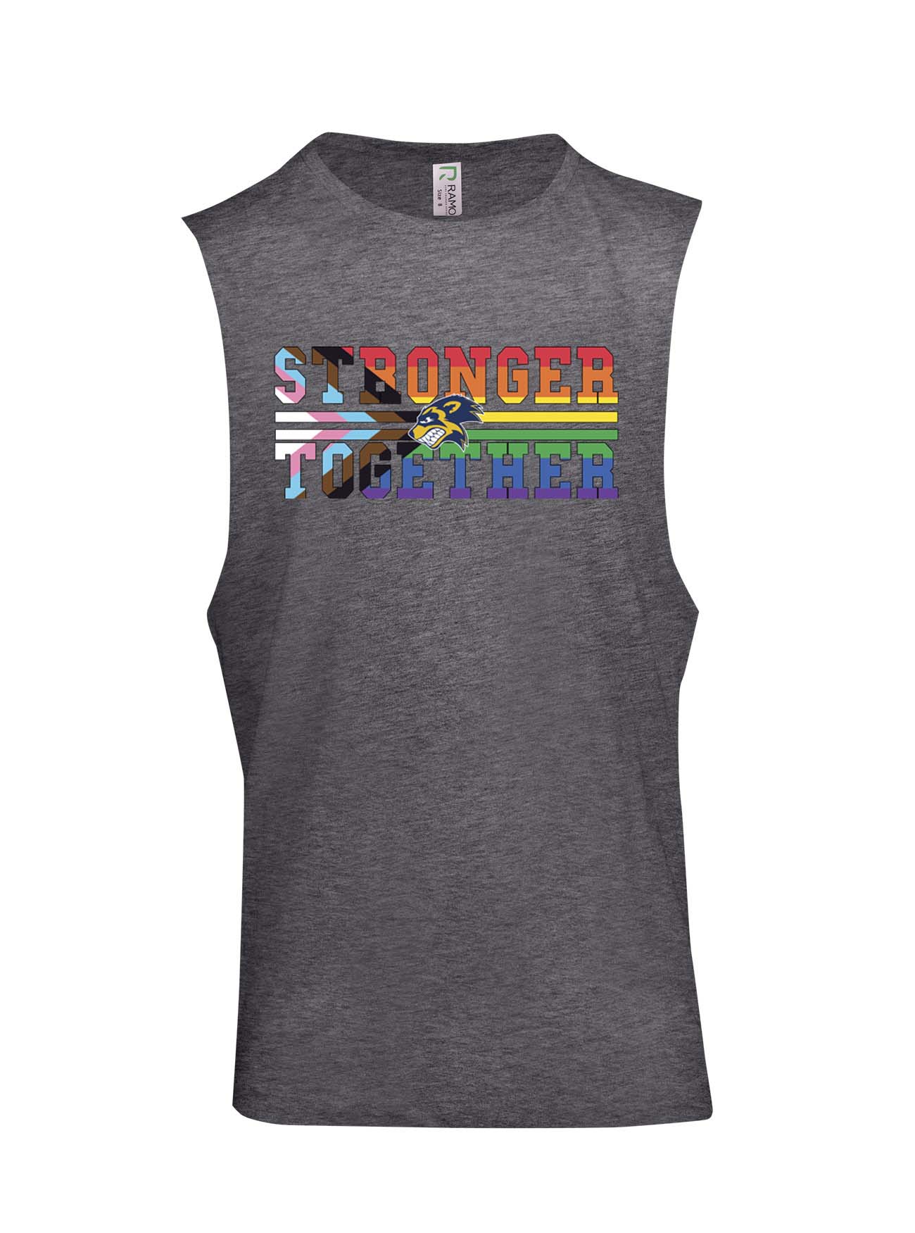 West Coast Wolverines Pride Stronger Together Muscle T