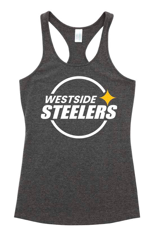 Westside Steelers Ladies T-Back Top