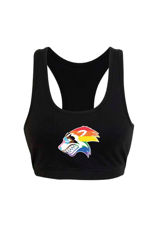 West Coast Wolverines Wendall Pride Logo Ladies Brassiere Singlet