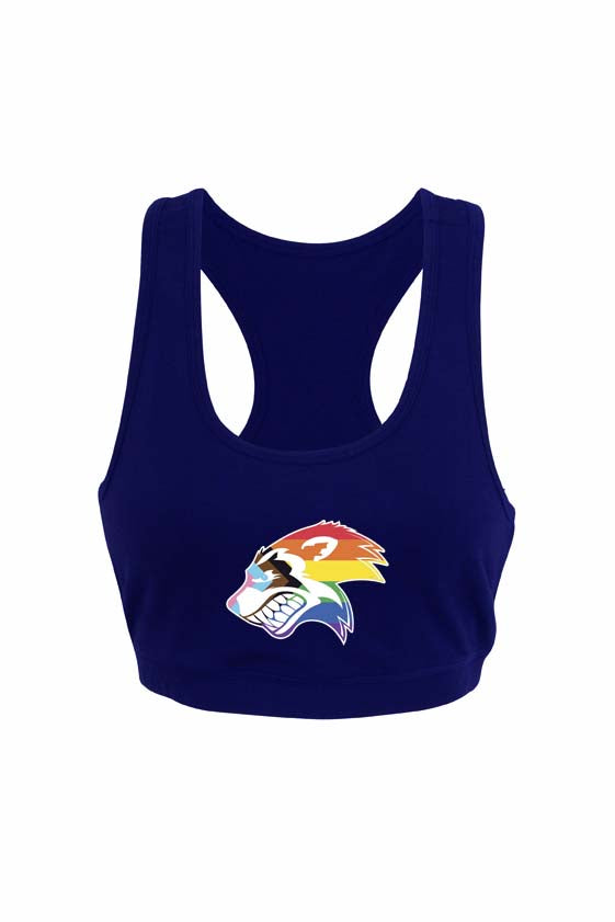 West Coast Wolverines Wendall Pride Logo Ladies Brassiere Singlet