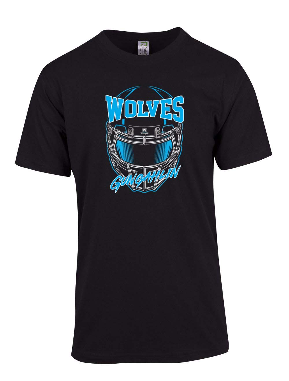 Gungahlin Wolves Helmet Logo T Shirt